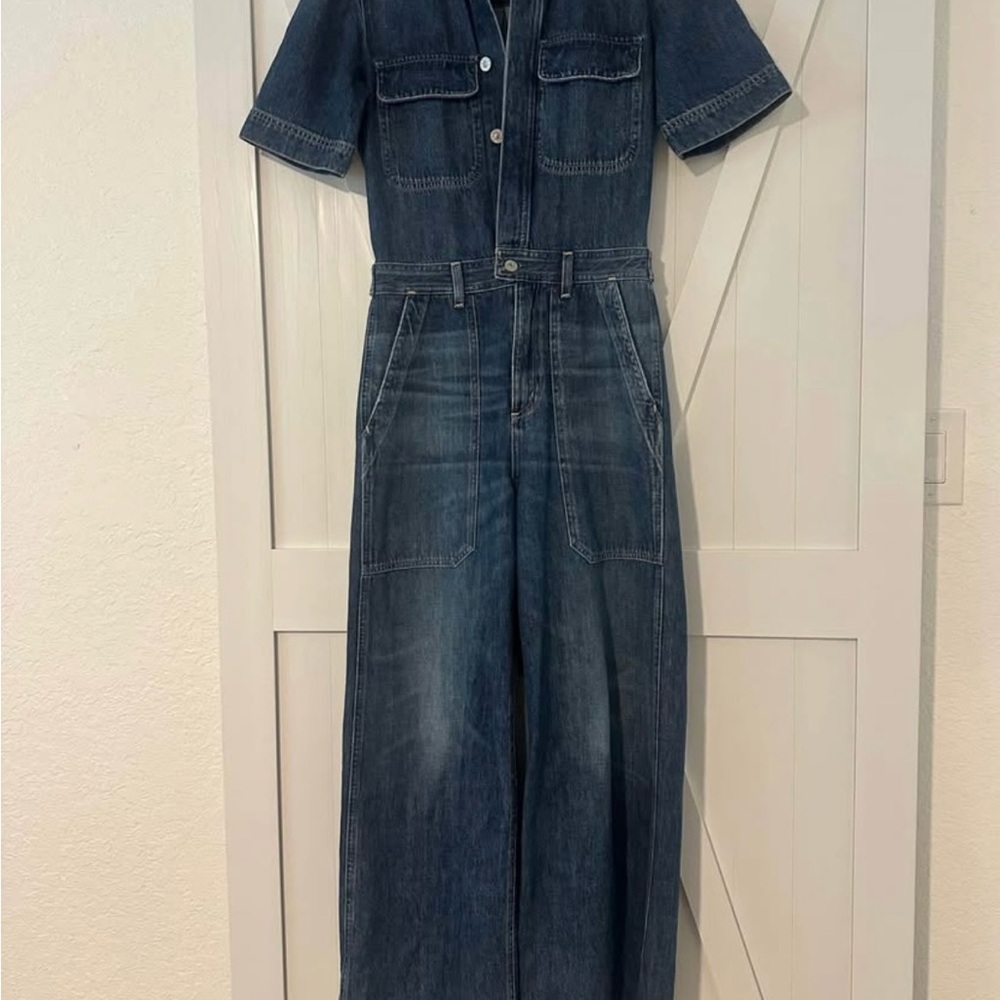 Citizens Of Humanity Blue Denim jumpsuit